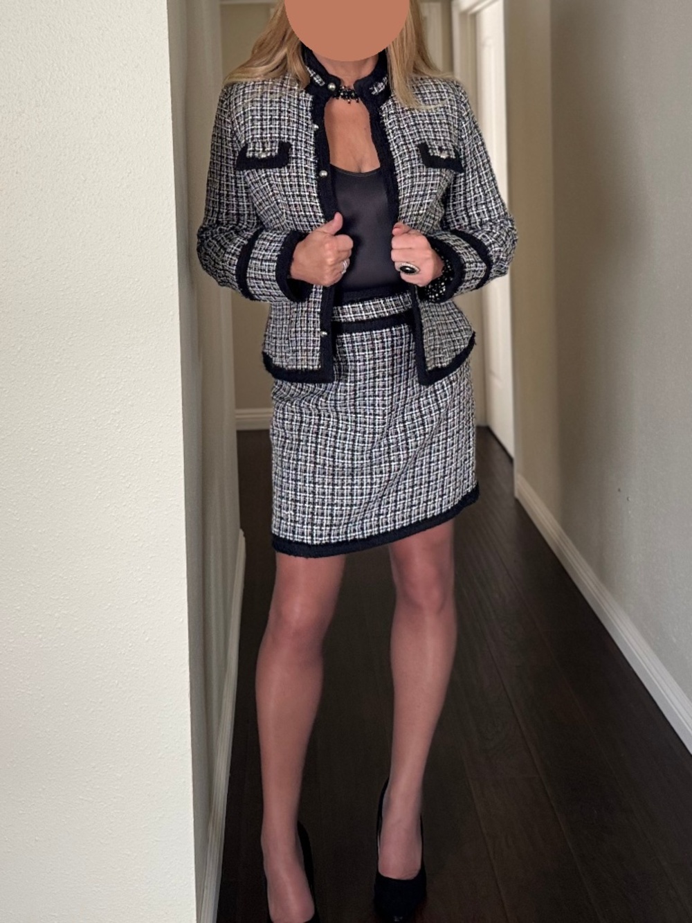 White House Black Market Skirt Suit